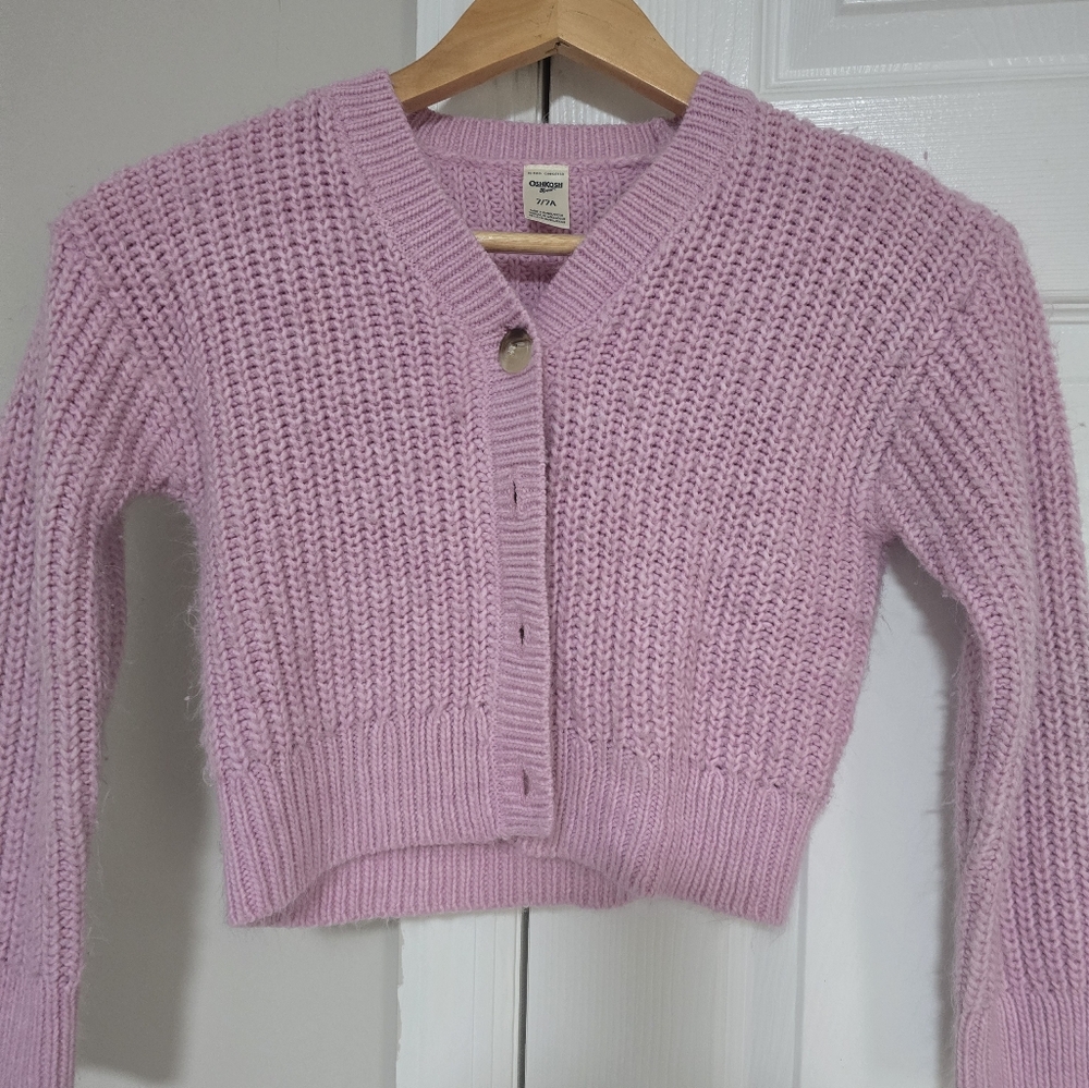 Cozy Pink Knit Sweater OSHkosh - Picture 2 of 5